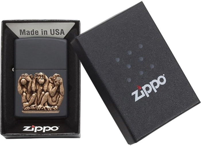Зажигалка Zippo Three Monkeys 29409-000003