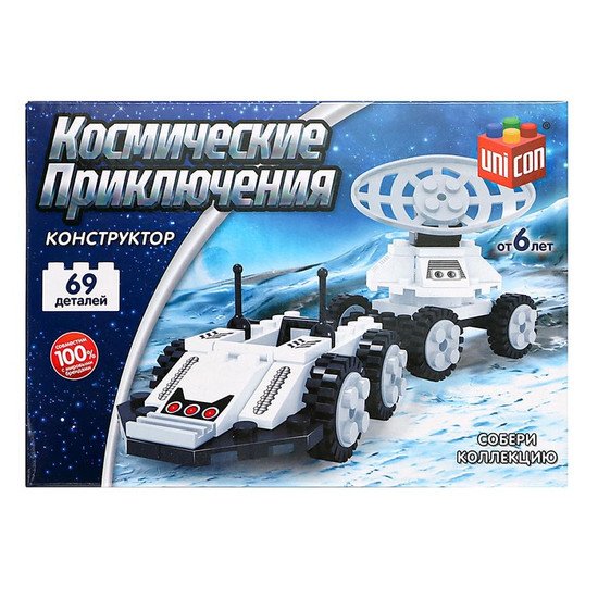 Конструктор Unicon Космос. Луноход 5164184