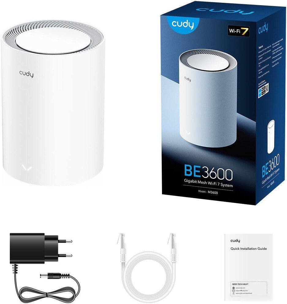 Wi-Fi роутер Cudy M3600 1.0 (1-Pack)