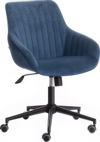 Кресло TetChair Dublin (велюр Clermon, синий 145)