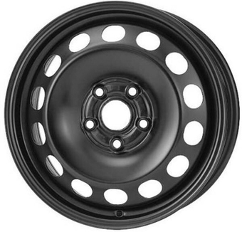 Штампованные диски Magnetto 16019 AM 16x6" 4x100мм DIA 60.1мм ET 37мм Black