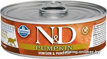Корм для кошек Farmina Venison & Pumpkin Wet Food 0.08 кг Корм для кошек Farmina Venison & Pumpkin Wet Food 0.08 кг