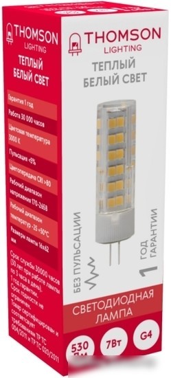 Светодиодная лампочка Thomson Led G4 TH-B4232 Светодиодная лампочка Thomson Led G4 TH-B4232