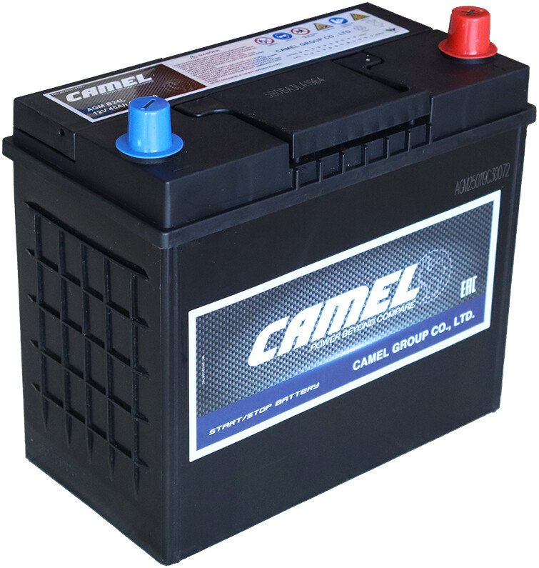 Автомобильный аккумулятор Camel AGM Asia Euro 400А AGM B24L (45 А·ч)