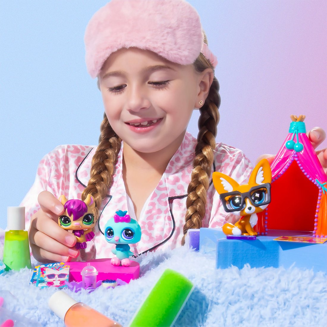 Игровой набор Hasbro Littlest Pet Shop Сюжет Пижамная вечеринка 01037_LPS