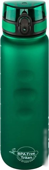 Бутылка для воды Elan Gallery Style Matte 1л 280143 (темно-зеленый)