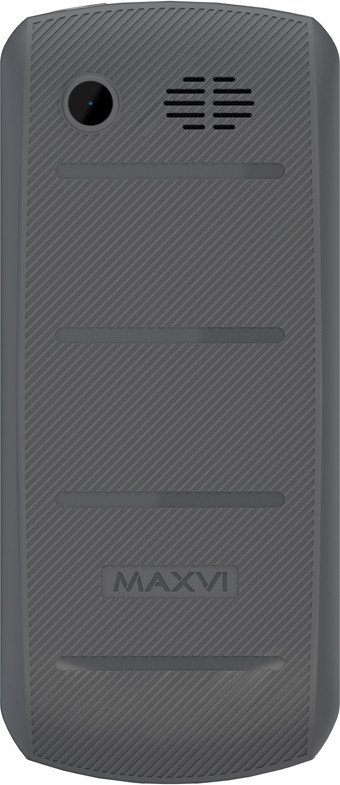 Кнопочный телефон Maxvi P33 (серый)