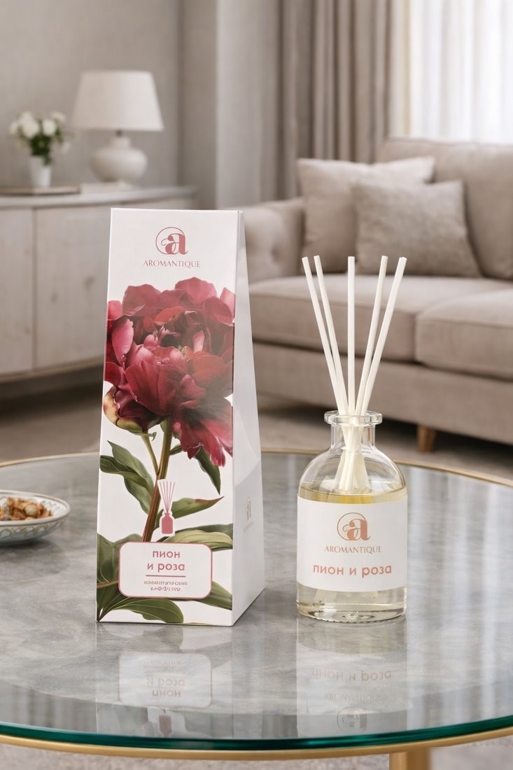 Аромадиффузор ILikeGift Пион и роза AM-04005 (50 мл)