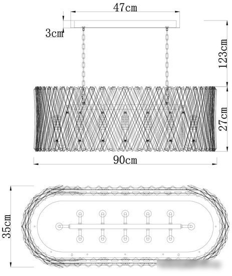 Подвесная люстра Divinare Bivara 7567/18 SP-12