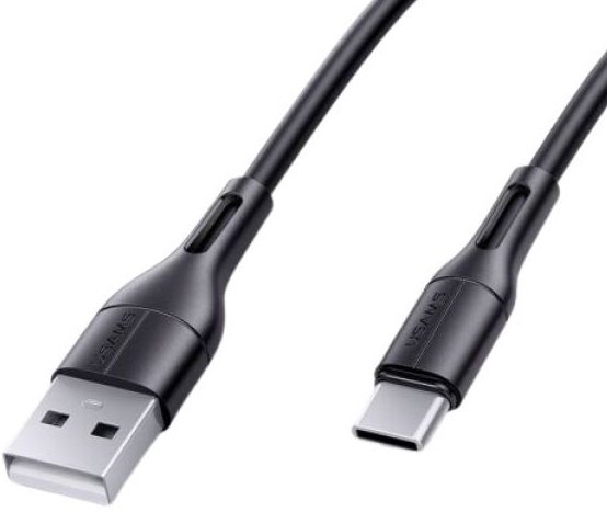 Кабель Usams USB Type-A - USB Type-C US-SJ501 (1.2 м, черный)
