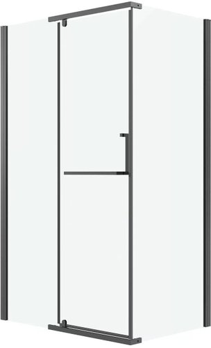Душевой уголок Grossman Pragma 110x80x195 120.K33.03.1180.42.00 (графит сатин/прозрачное стекло)