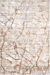 Ковер для жилой комнаты Radjab Carpet Бьянка Прямоугольник D059A 8085RK-B (1.4x2, Cream Shirink/Vizon Fdy)