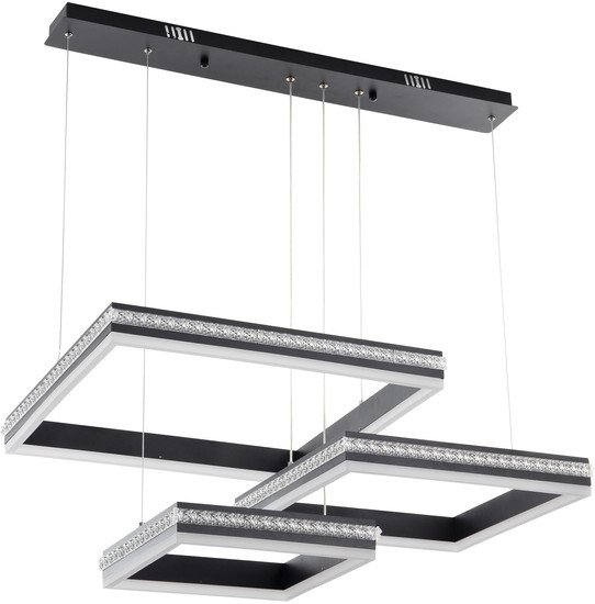 Подвесная люстра LED4U 8596-500-400-300 BK