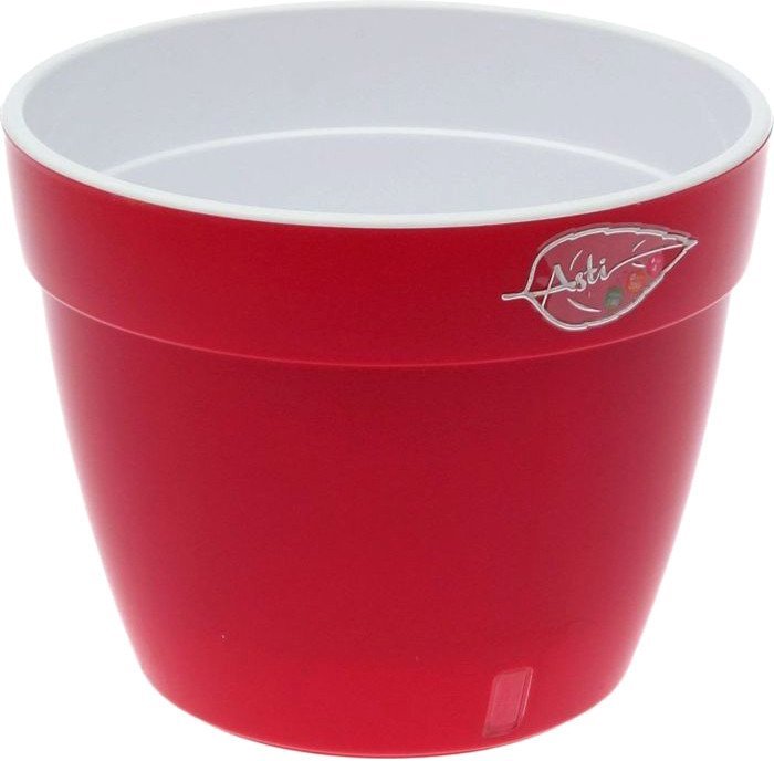 Вазон Santino Asti AST150RP/WHT (красный/белый)