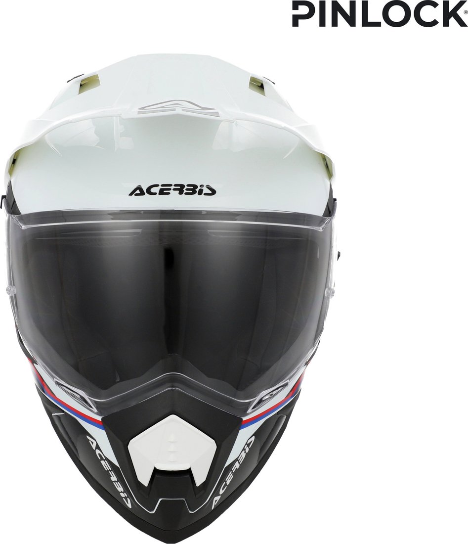 Мотошлем Acerbis Assault Graphic 0026652.237.064 (M, белый/черный)