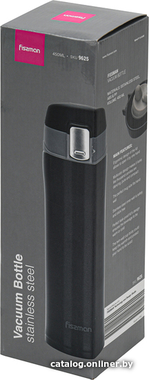 Термокружка Fissman 9625 450 мл (черный)