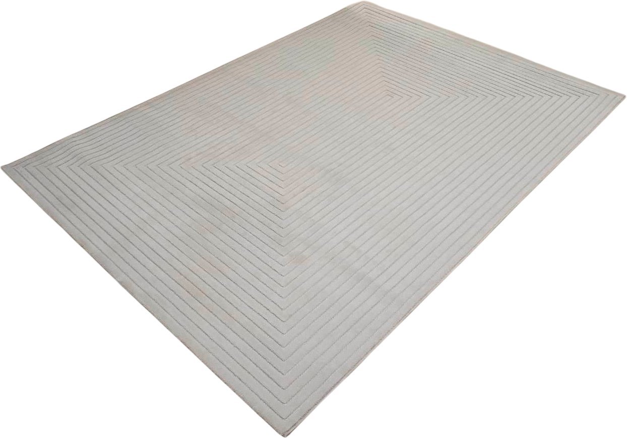 Ковер для жилой комнаты Radjab Carpet Сканди Сизаль Прямоугольник 10936B 12262RK (2.4x3.4, Grii/Grii)