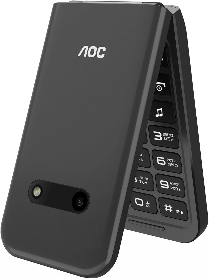 Кнопочный телефон AOC A285 (черный)