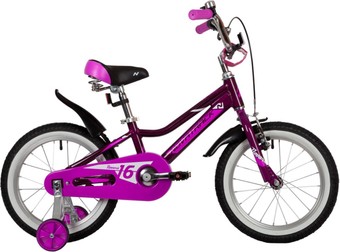 Детский велосипед Novatrack Novara 16 2022 165ANOVARA.VL22 (фиолетовый)