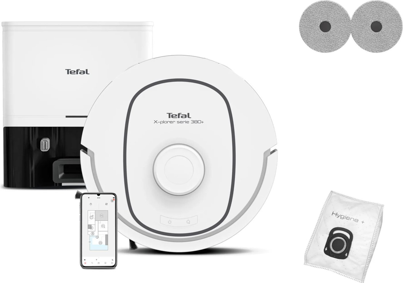 Робот-пылесос Tefal X-PLORER Serie 380+ RG89U7E0