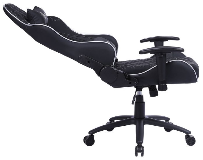 Кресло CACTUS CS-CHR-030BLS (черный/серебристый)