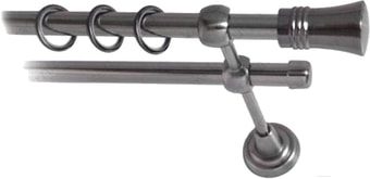 Lm Decor Гиро (антрацит, гладкая, 3.6м 16мм, 2 ряда)