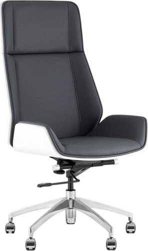 Офисное кресло TopChairs Crown SN A312 8386-16 White Back (серый/голубой)