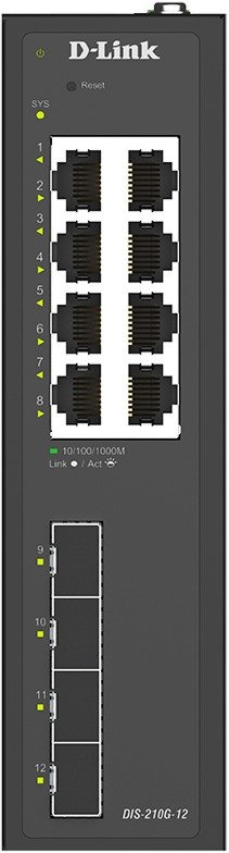 Управляемый коммутатор 2-го уровня D-Link DIS-210G-12/A1A