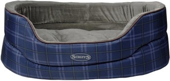 Лежак Scruffs Balmoral овальный 56 см (синий)