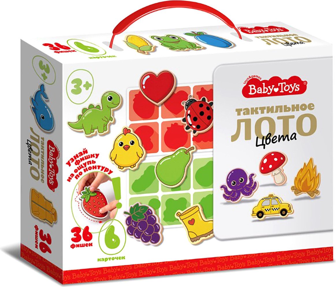 Развивающая игра Baby Toys Тактильное Цвета 06182