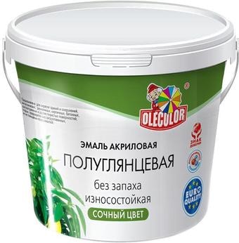 Эмаль Olecolor Полуглянцевая 800 г (голубой)