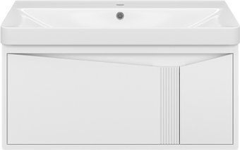 Brevita Тумба с умывальником Cascade 90 CAS-09090-011Я+RCW-141890WH