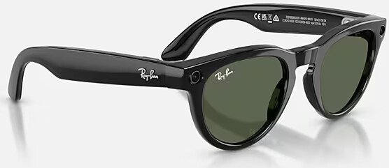 Умные очки Ray-Ban Meta HeadLiner Gen 2 RW4013 (черный глянцевый/зеленый)