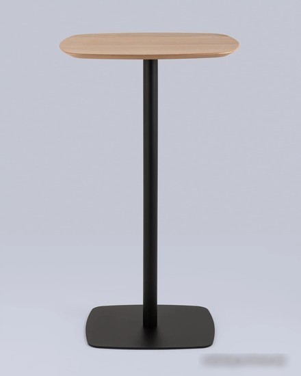 Барный стол Stool Group Form 60x60 T-005H (светлое дерево/черный)