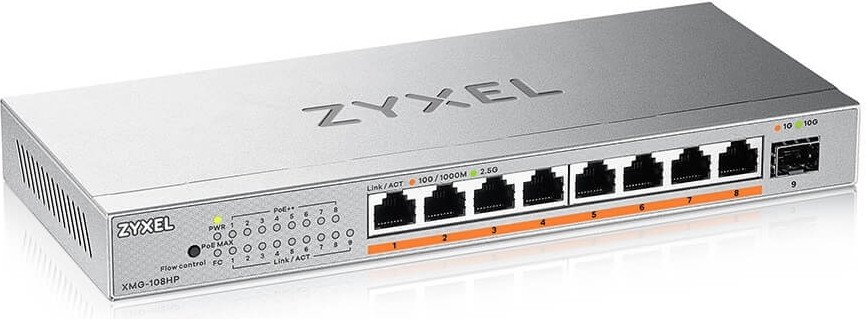 Неуправляемый коммутатор Zyxel XMG-108HP