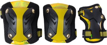 Комплект защиты Tech Team Safe Fit Kids 5.0 NN013893 (L, желтый)