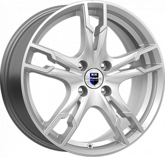 Литые диски K&K Солар 17x7" 5x114.3мм DIA 60.1мм ET 39мм Сильвер