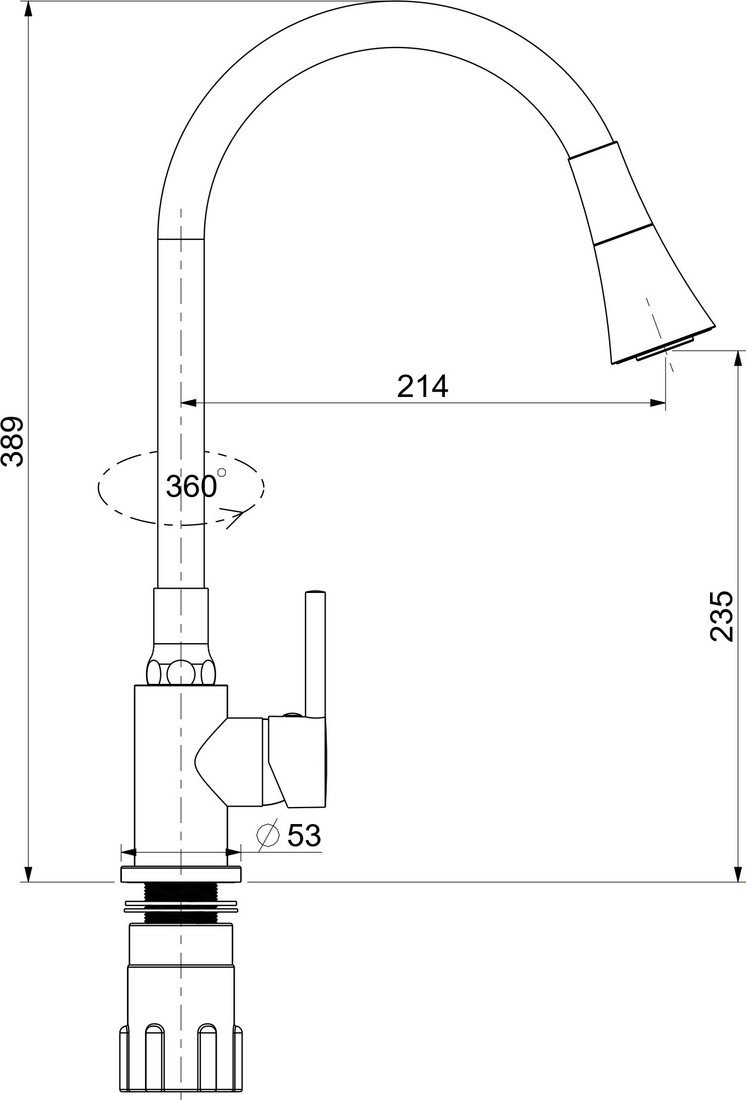 Смеситель Splenka S201.4306.09