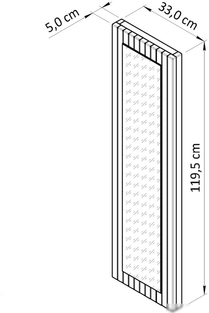 Зеркало Диприз Piaforte Д.68024.1 (сосна/ореховый)