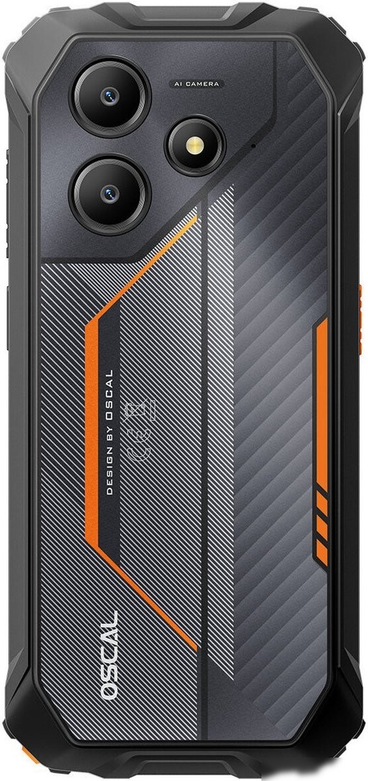 Телефон Oscal Marine 2 4GB/64GB (оранжевый)