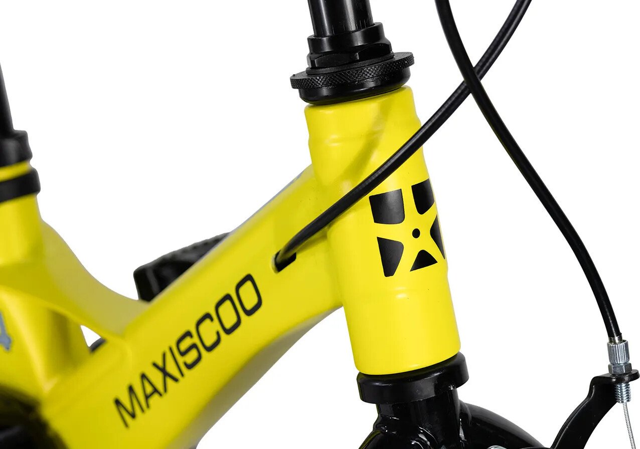 Детский велосипед Maxiscoo Space Стандарт Плюс 14 2026 MSC-S1451 (желтый матовый)