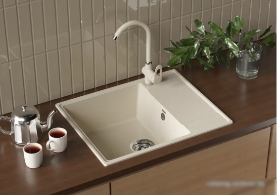 Кухонная мойка Ulgran QUARTZ Prima 605-03 (десерт)