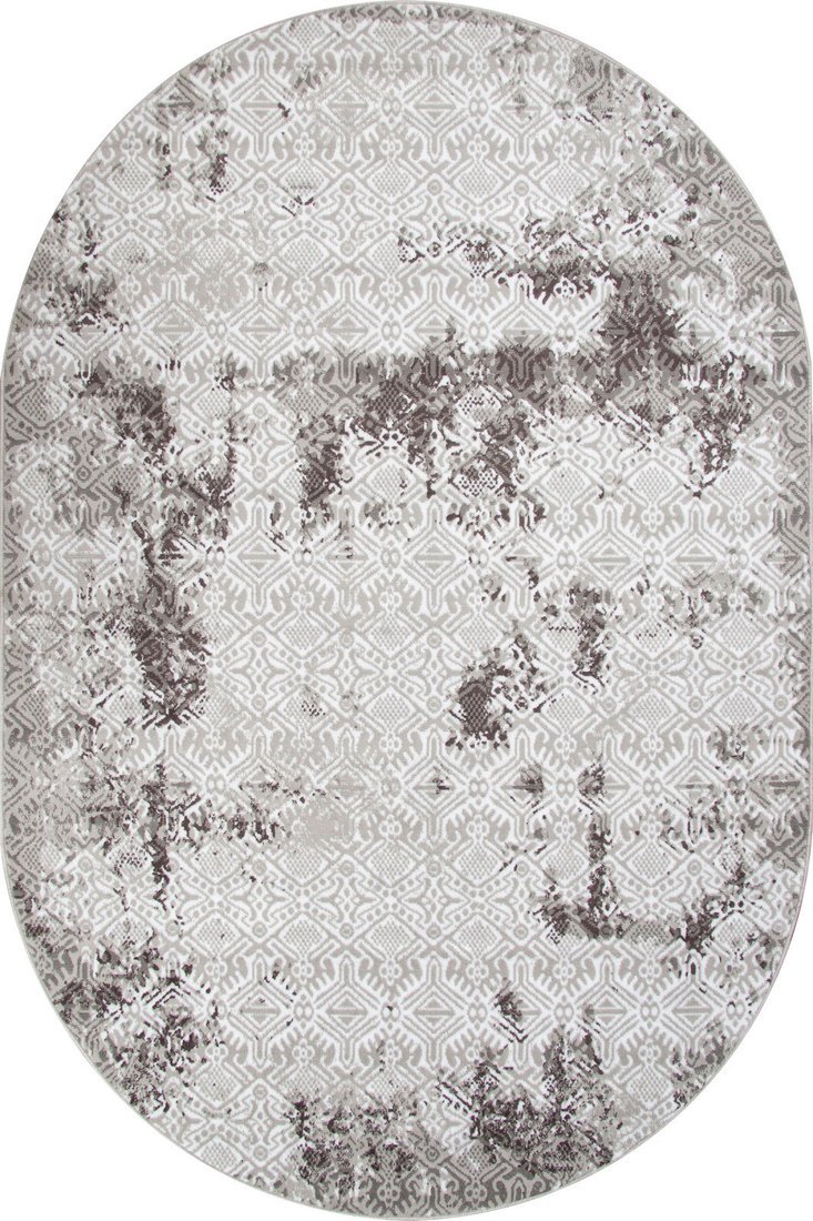 Ковер для жилой комнаты Merinos Silver F392-OVAL-GRAY (2.5x3.5)