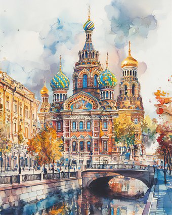 Алмазная мозаика Феникс+ Храм 71421