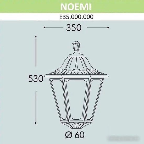Садовый светильник Fumagalli Noemi E35.000.000.WYH27