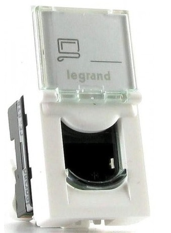 Розетка Legrand Mosaic 76552 (белый)