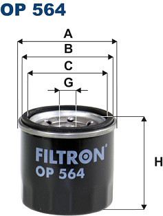 Масляный фильтр Filtron OP 564