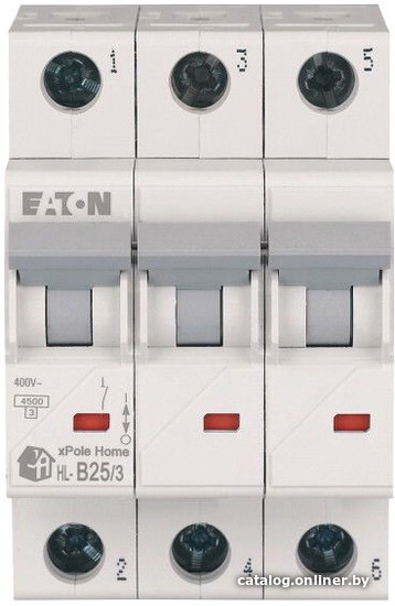 Выключатель автоматический Eaton HL-B253 3P 25A B 4.5кA 3M 194783