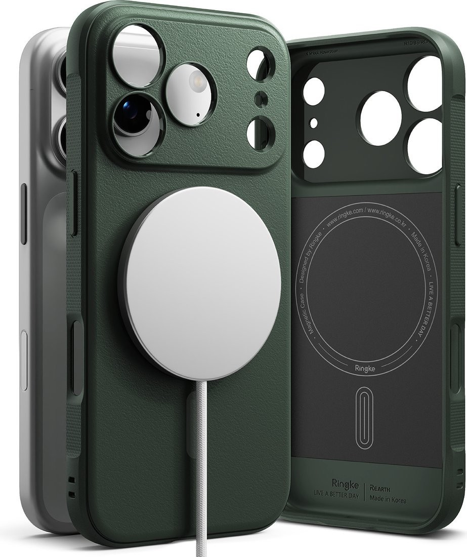 Чехол для телефона Ringke Onyx Magnetic для iPhone 17 Pro (Dark Green)