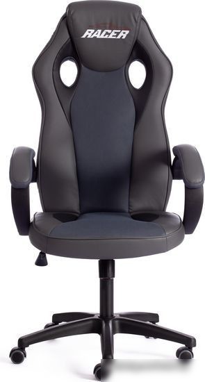 Кресло TetChair Racer Gt New (кож/зам/ткань, металлик/серый, 36/12)